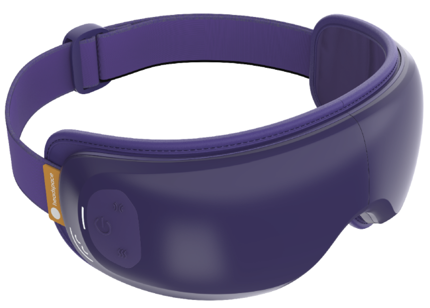 RENPHO Ultra-Quiet Eye Massager with Heat, Lightweight Heated Eye Mask for Migraines