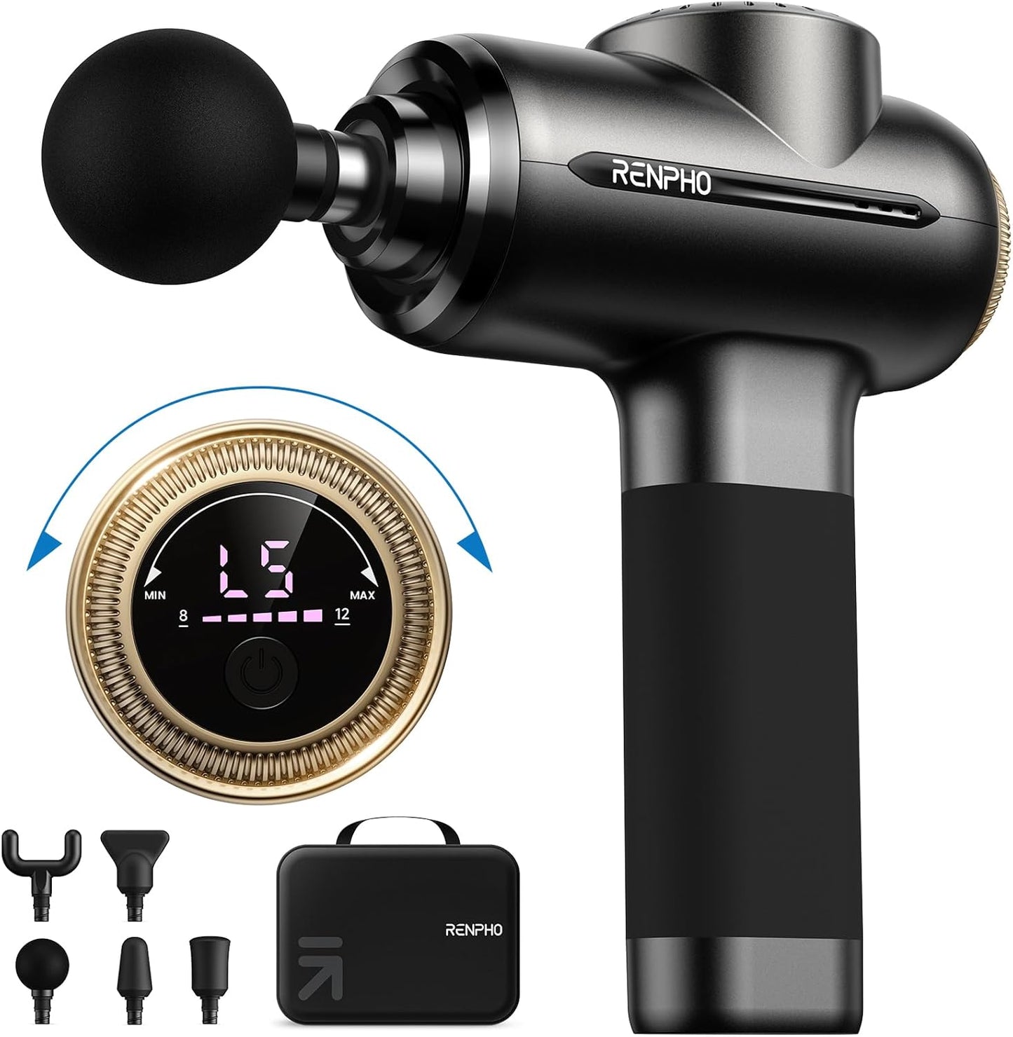 RENPHO Massage Gun Deep Tissue Percussion Muscle Massager