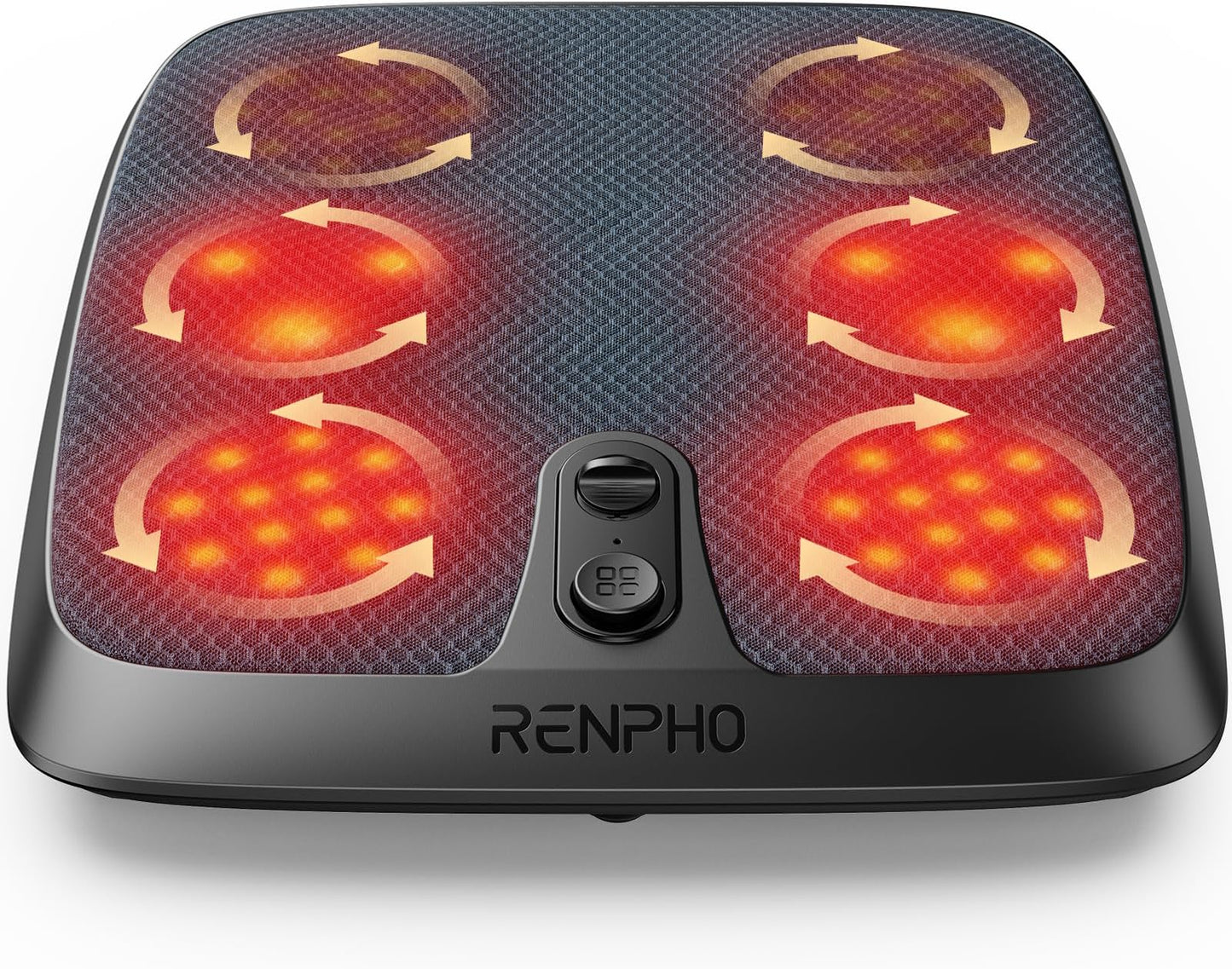 RENPHO FSA Foot Massager with Heat, Gift for Women, FSA HSA Eligible, Shiatsu Heated Foot Massager Machine with Pressure Control for Plantar Fasciitis
