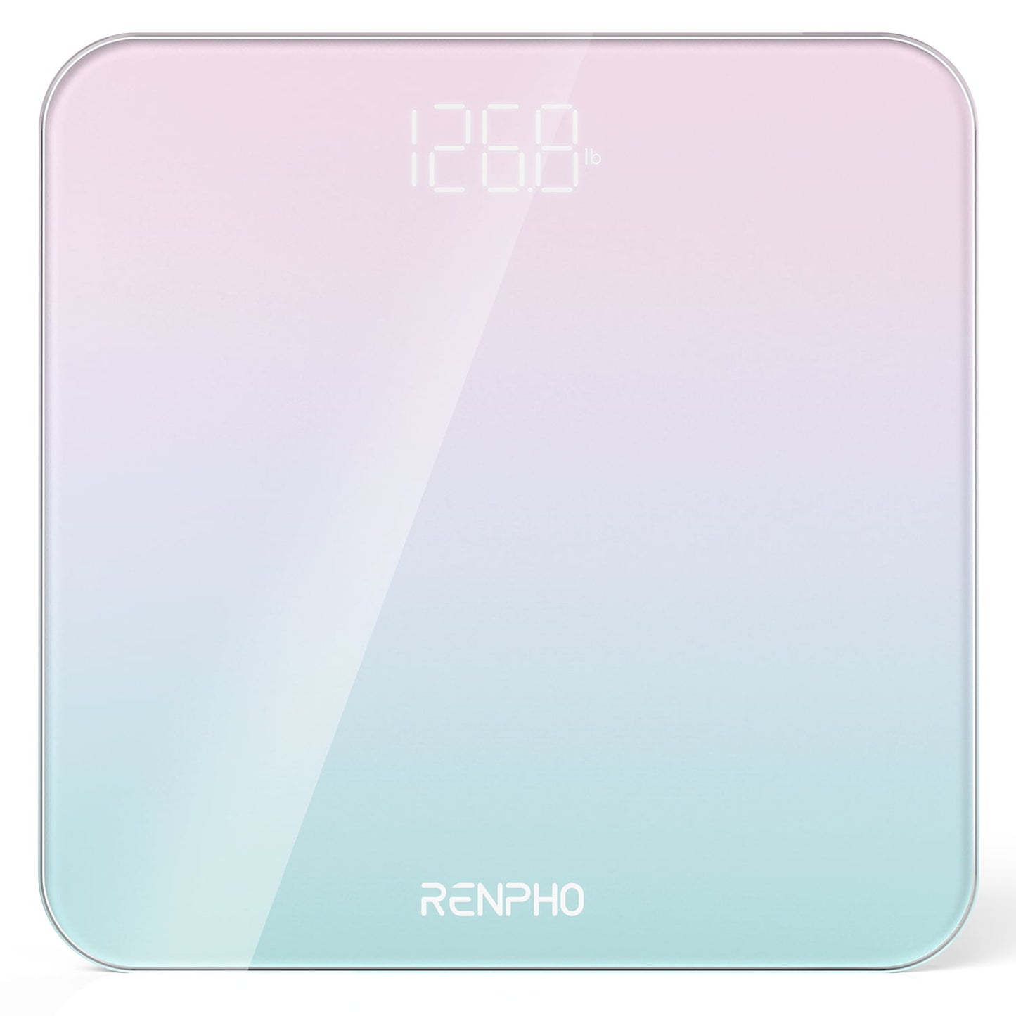 RENPHO Experience the Stunning Gradient Pink-Green RENPHO Digital Body Weight Scale, Precise & Stylish
