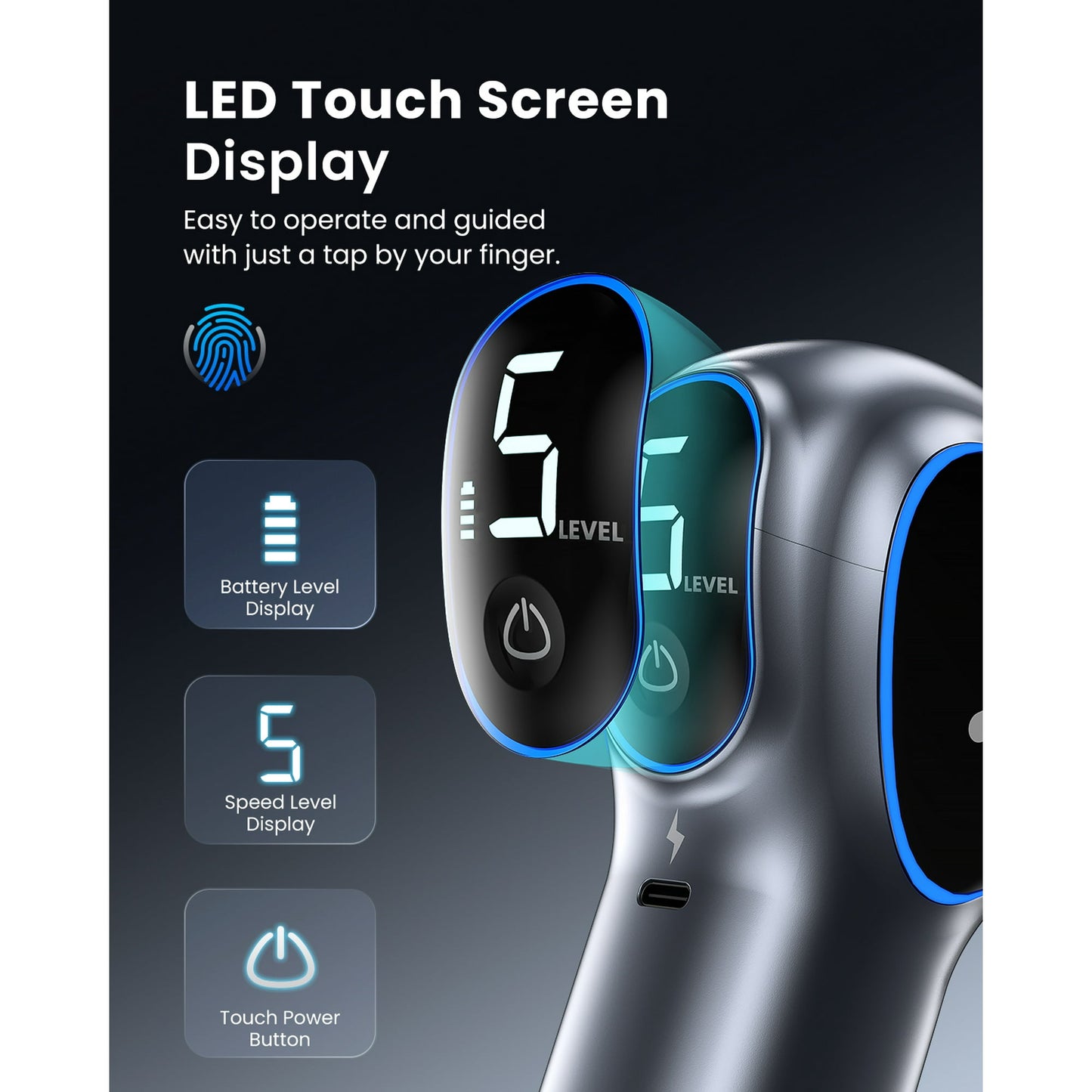 RENPHO Portable Massage Guns of Back Neck Shoulders