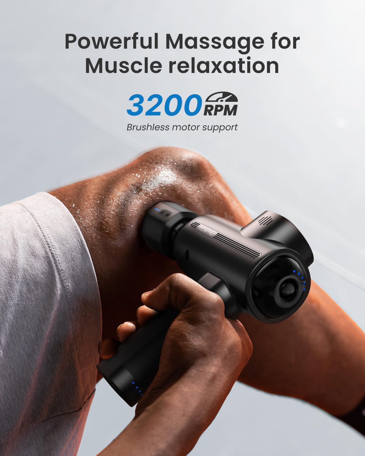 Charging Stand, Heat and Cold Head, 3200 RPM Muscle Massage Gun with Type-C, for Home Office Workout Full Body Muscle Massage Relax, Active Thermacool Deluxe