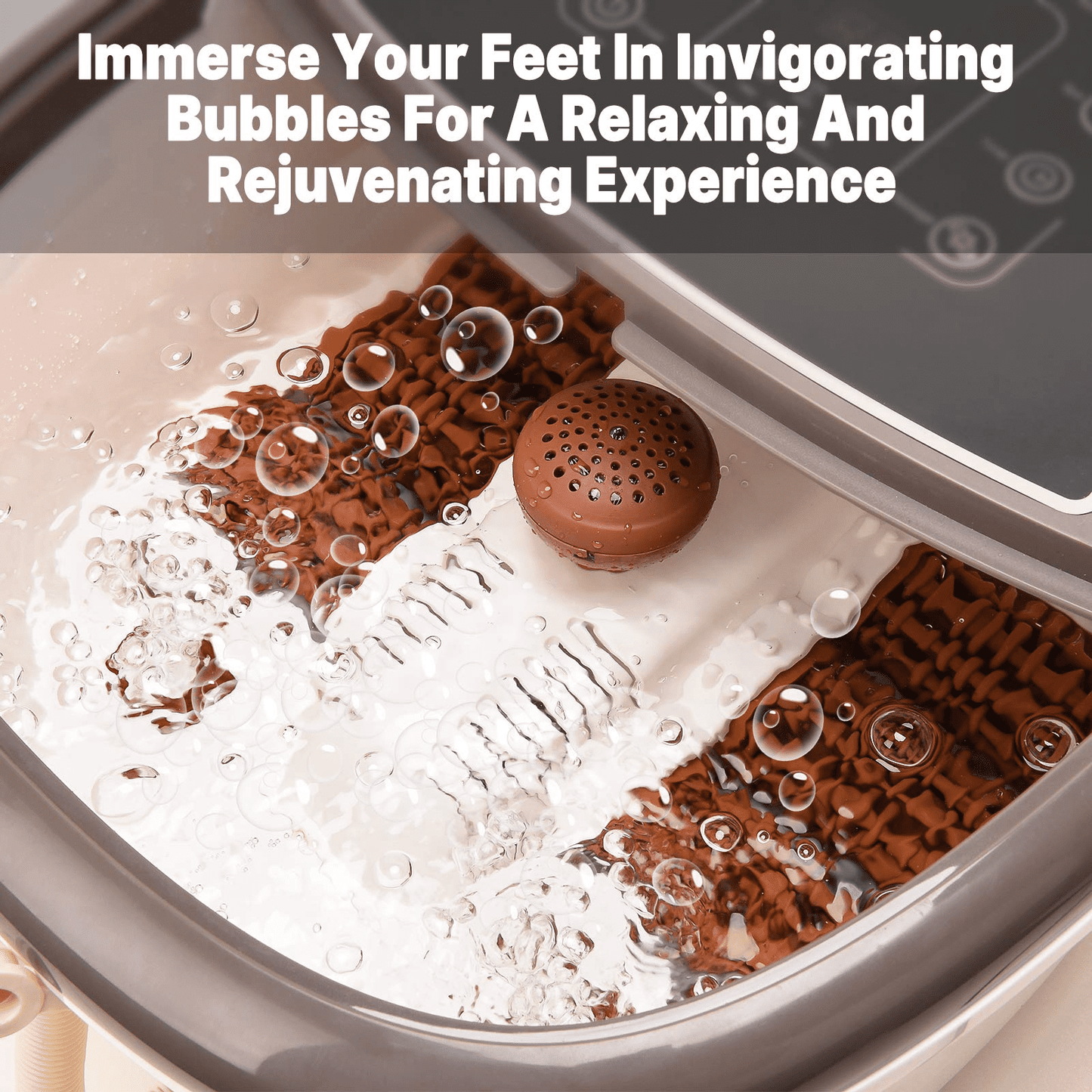 RENPHO Foot Spa Bath Massager with Heat Bubbles Shiatsu Massage & Jets Foot Soak Tub Relieve Foot Muscle Pain, Mothers Day Birthday Gifts for Mom Womem