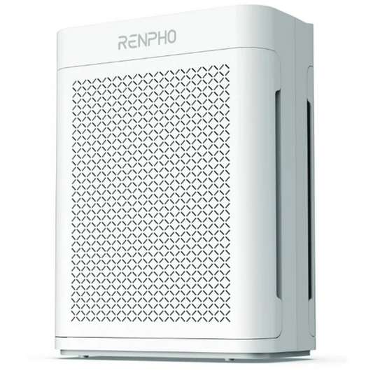 RENPHO Air Purifier for Large Room up to 2500 Sq.ft, HEPA Air Purifier with Washable Filter and Air Quality Sensor, Smart Air Cleaner for Allergies and Asthma, Pet Hair, Dust, Pollen, Smoke