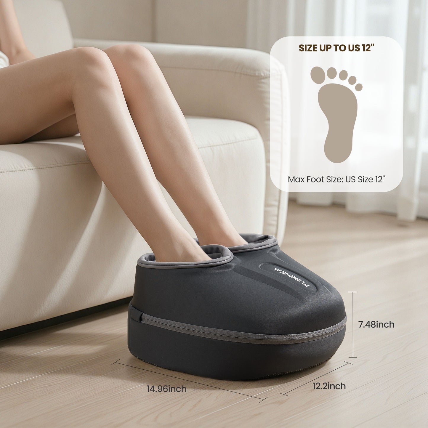 RENPHO Foot Massager with Heat,Shiatsu Foot Massager Machine for Plantar Fasciitis, FSA HSA Eligible, Christmas Birthday Massage Gifts for Women Mom Men Dad