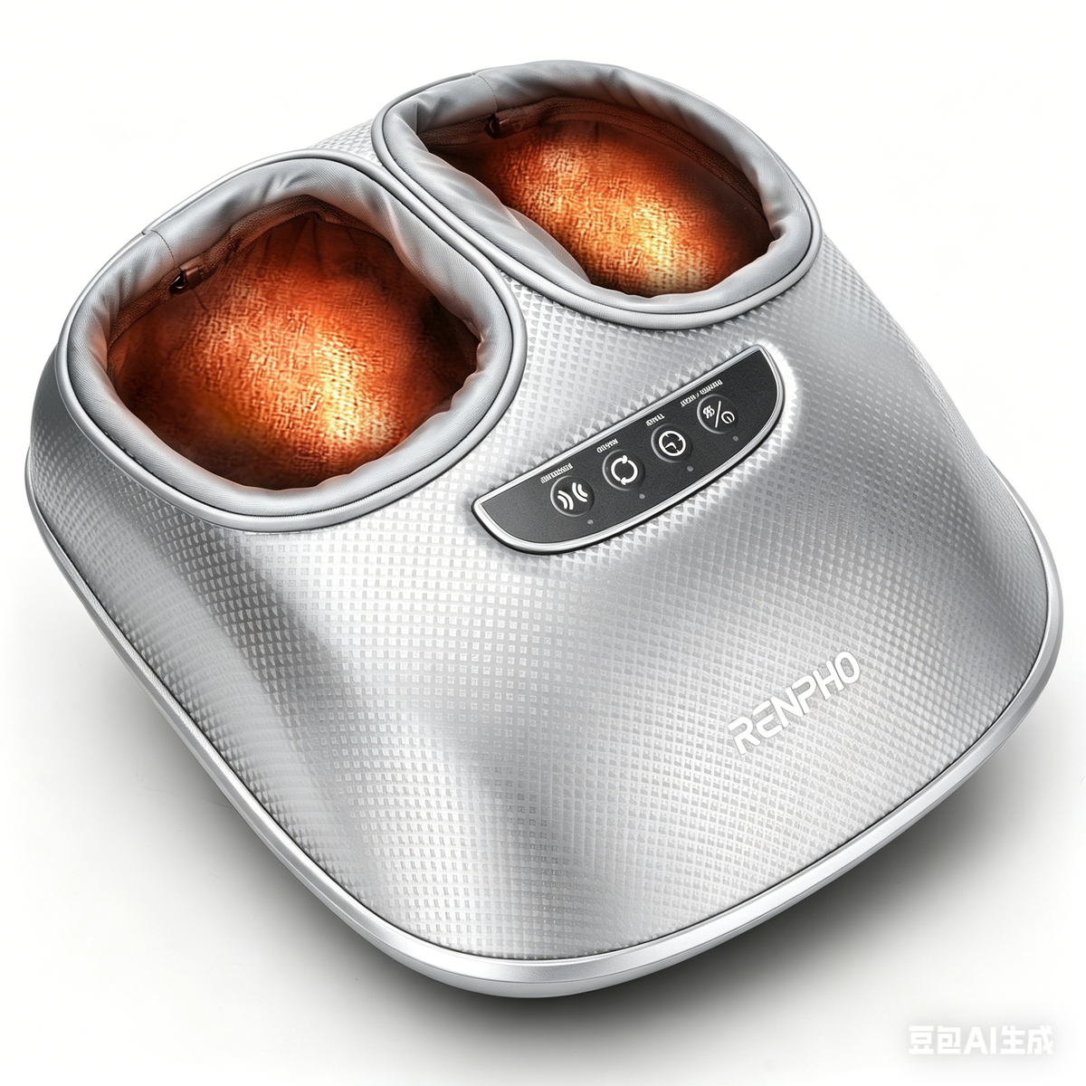 Shiatsu Foot Massager with Heat, Air Compression and Vibration for Plantar Fasciitis, Neuropathy and Foot Discomfort Relief