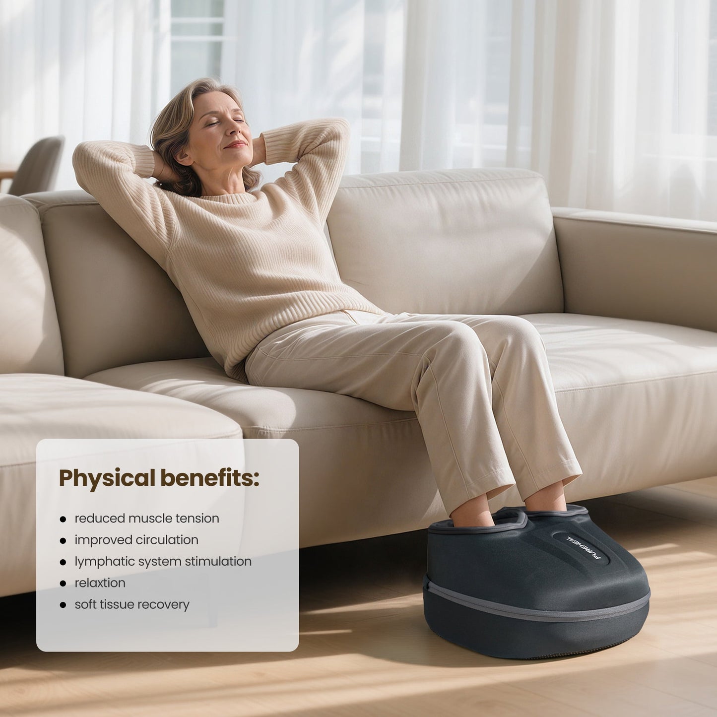 RENPHO Foot Massager with Heat,Shiatsu Foot Massager Machine for Plantar Fasciitis, FSA HSA Eligible, Christmas Birthday Massage Gifts for Women Mom Men Dad