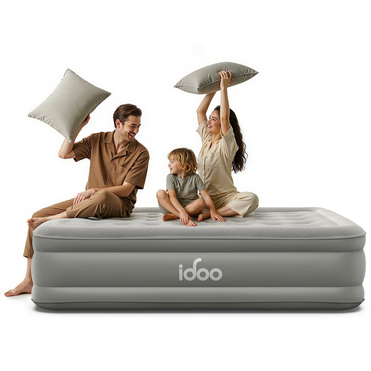 iDOO Air Mattress Queen with Built in Pump