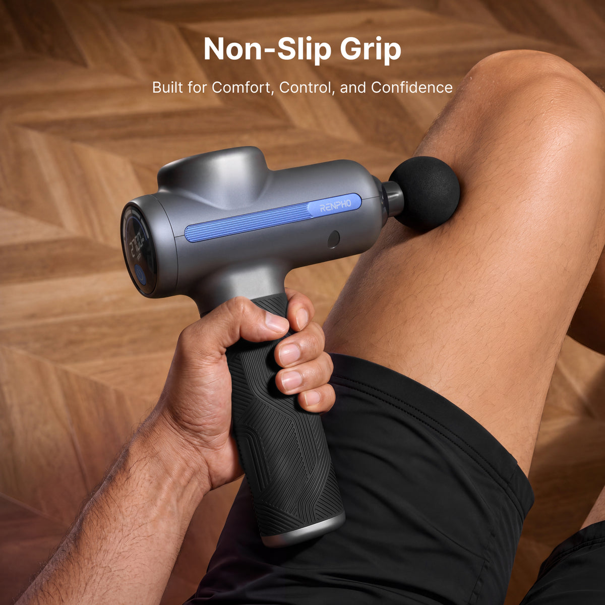 RENPHO Percussion Massage Gun, Handheld Deep Tissue Muscle Massager for Neck Back Shoulder Pain Relief