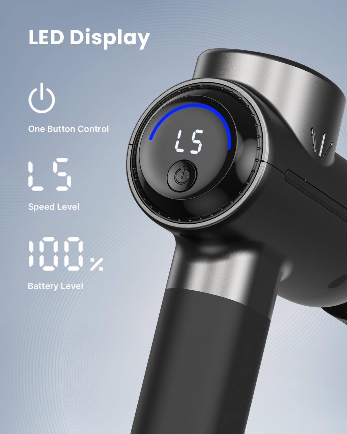 RENPHO Massage Gun with Heat and Cold, Valentines Gifts for Women Men, Portable Percussion Muscle Deep Tissue Handheld Massager for Back and Neck