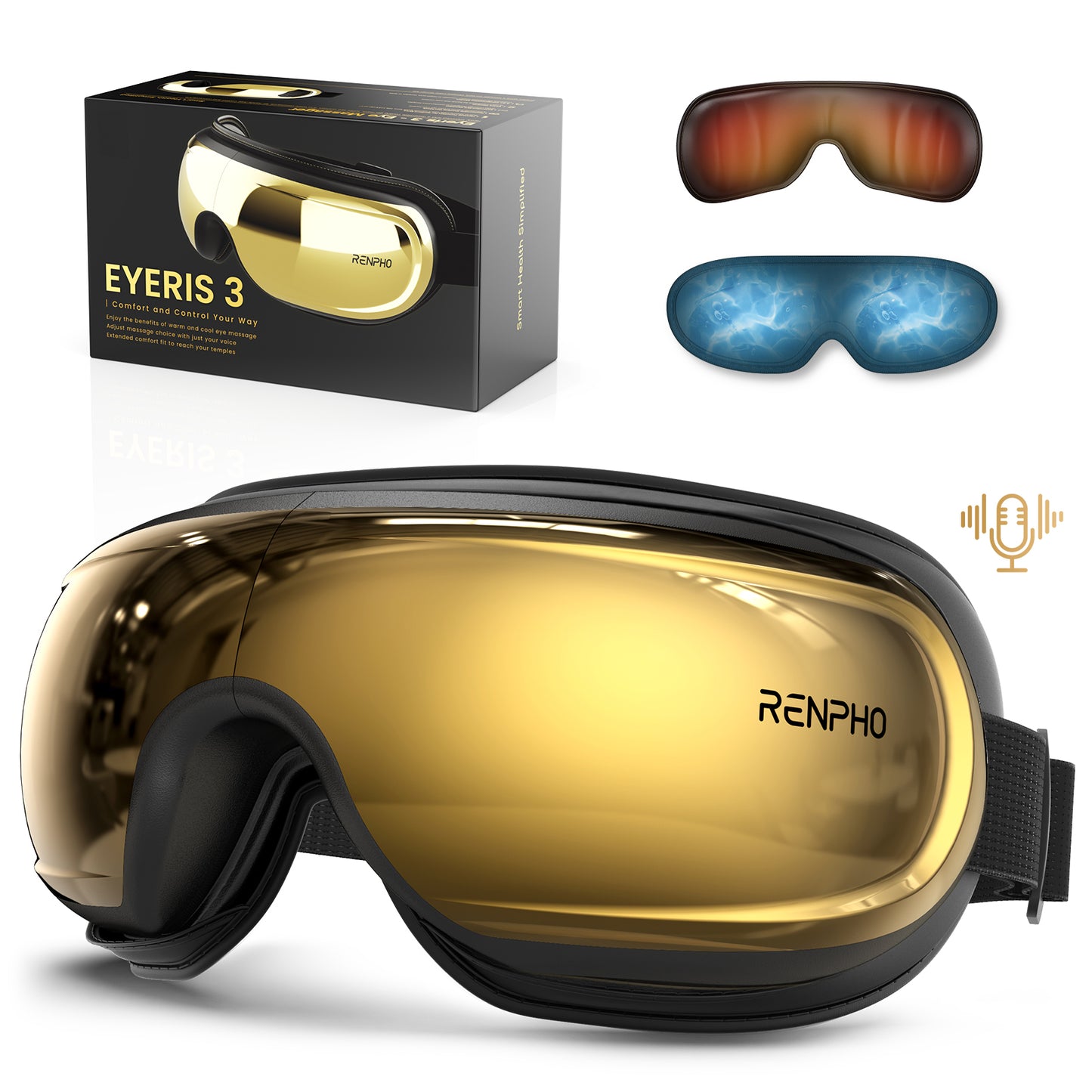 RENPHO Eyeris 3 Eye Massager with Heat and Cooling