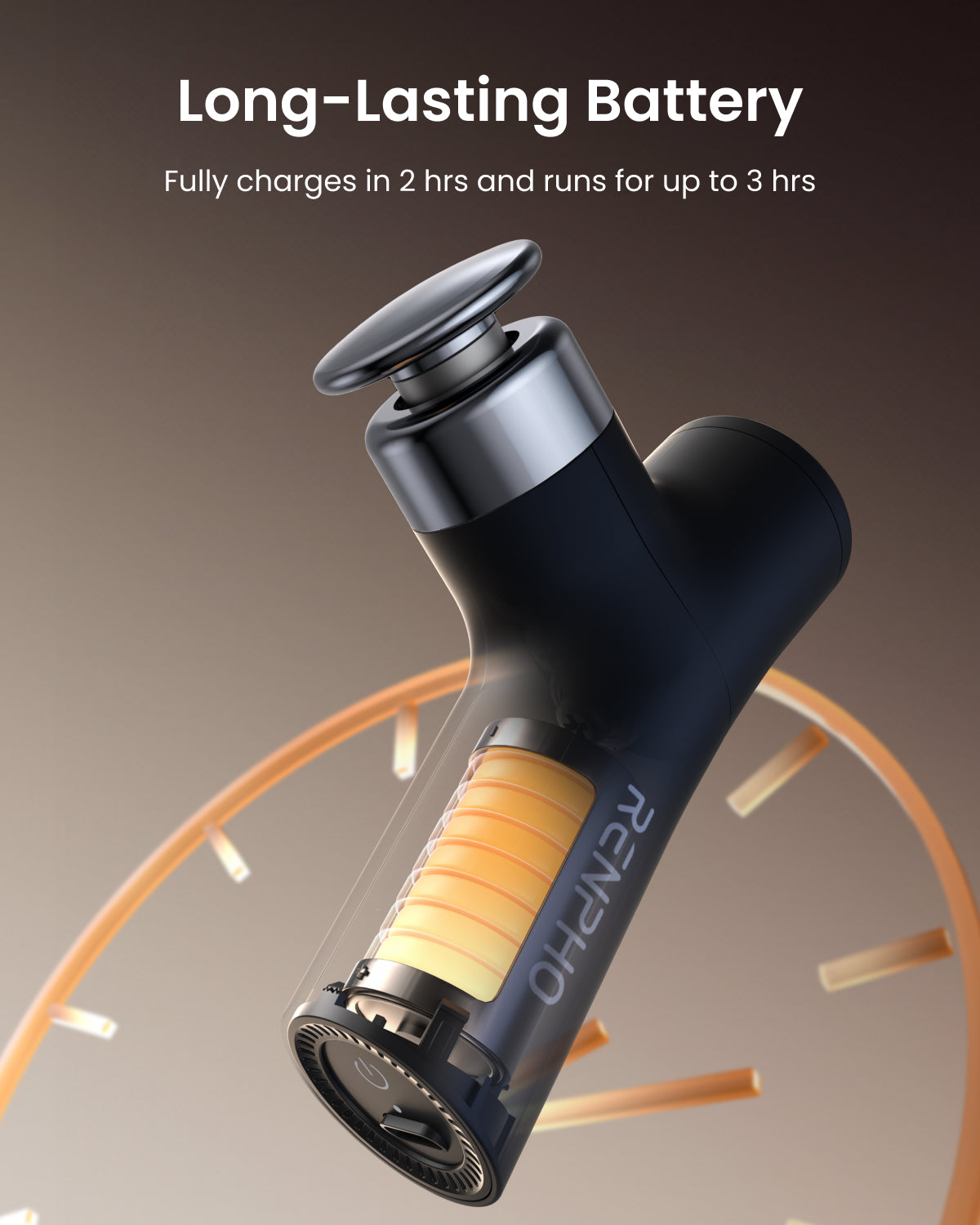 RENPHO Micro One Super Mini Massage Gun with 4 Speed Settings, Small Back Massager for Deep Tissue Muscle Relief, Percussion Massage Gun with Ergonomic Design,  Travel, Portable