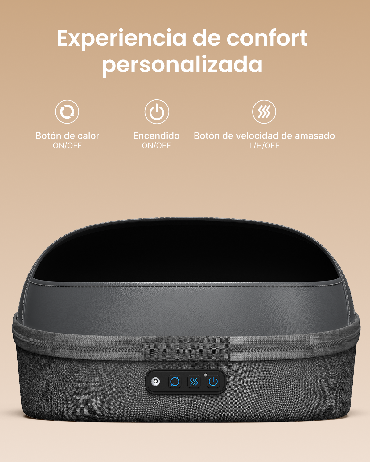 Masajeador de pies RENPHO con calor para relajación, masaje de pies con amasamiento profundo, masajeador de pies eléctrico Shiatsu para uso en casa o en la oficina, regalo para hombres y mujeres