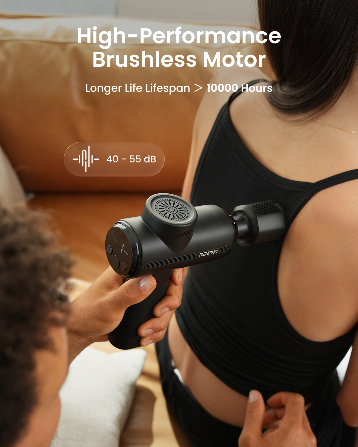 RENPHO Massage Gun with Heat and Cold, Valentine's Day Gifts, [2026 Upgraded] Percussion Deep Tissue Handheld Neck Massager, Massage Gift for Men Women