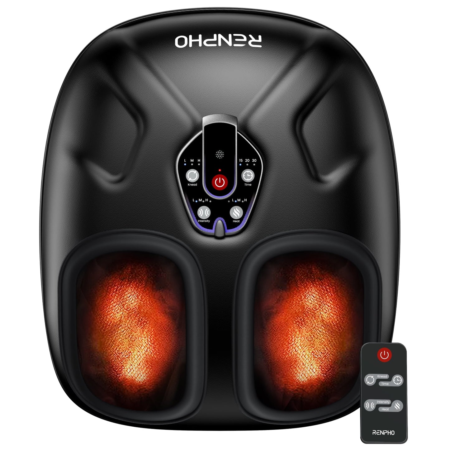 RENPHO Foot Massager with Heat, Shiatsu Foot Massager Machine for Neuropathy Pain and 10 Air Compression,FSA HSA Eligible Products, Valentines Day Gifts for Her Him