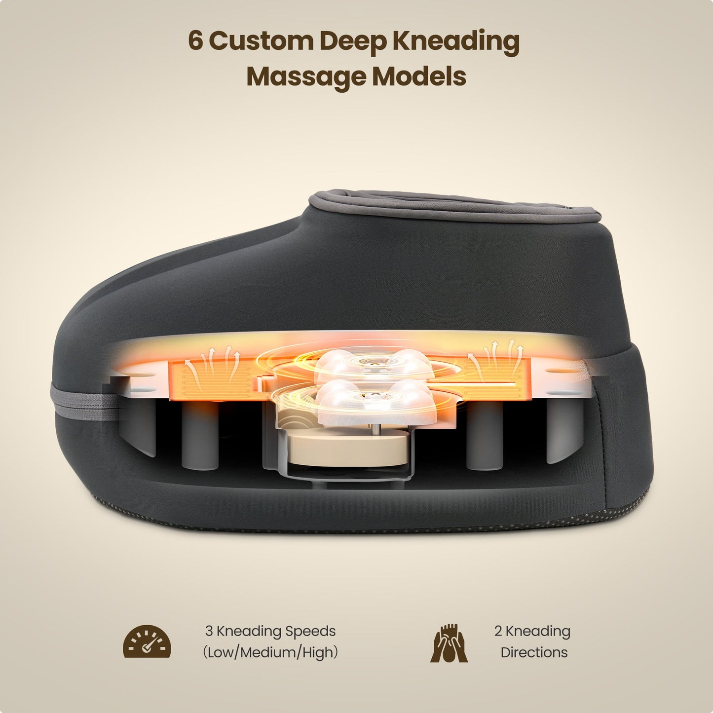 RENPHO Foot Massager with Heat,Shiatsu Foot Massager Machine for Plantar Fasciitis, FSA HSA Eligible, Christmas Birthday Massage Gifts for Women Mom Men Dad