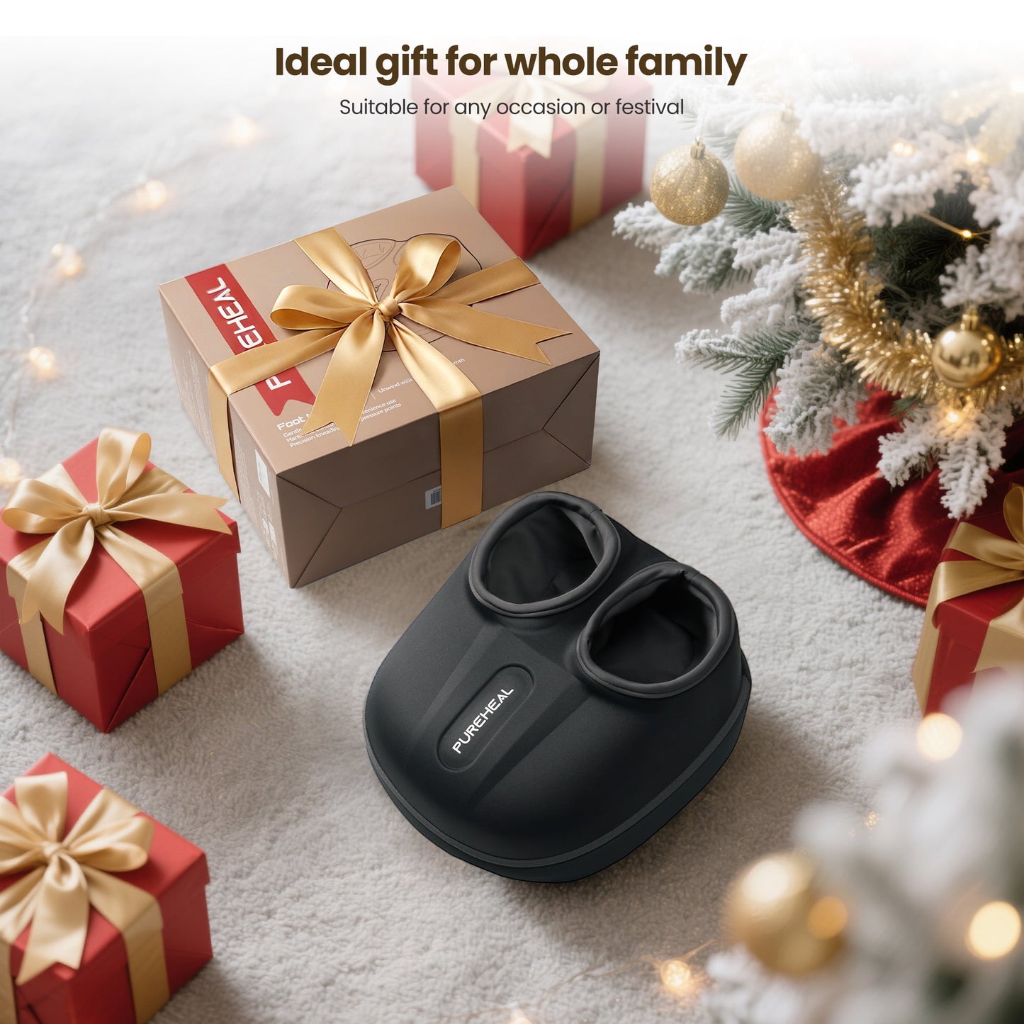 RENPHO Foot Massager with Heat,Shiatsu Foot Massager Machine for Plantar Fasciitis, FSA HSA Eligible, Christmas Birthday Massage Gifts for Women Mom Men Dad