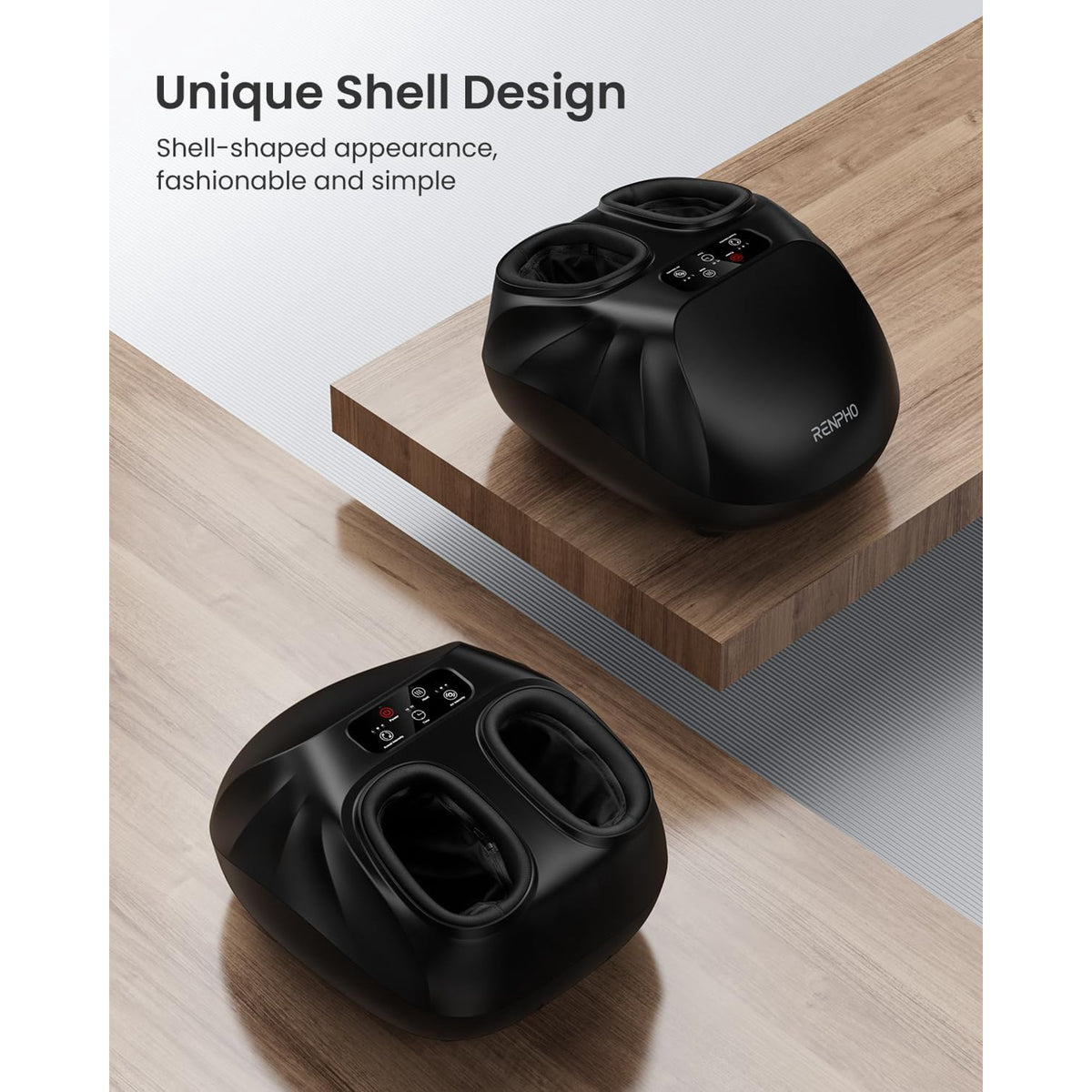 RENPHO Electric Shiatsu Foot Massager with Remote, Foot Massager Machine with Heat
