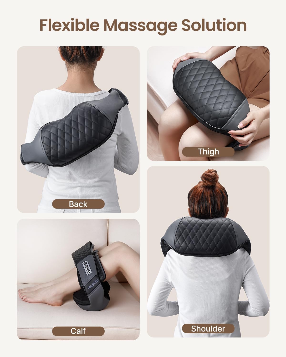 RENPHO Neck Massager, Massagers for Back and Neck, Back Massage with Heat