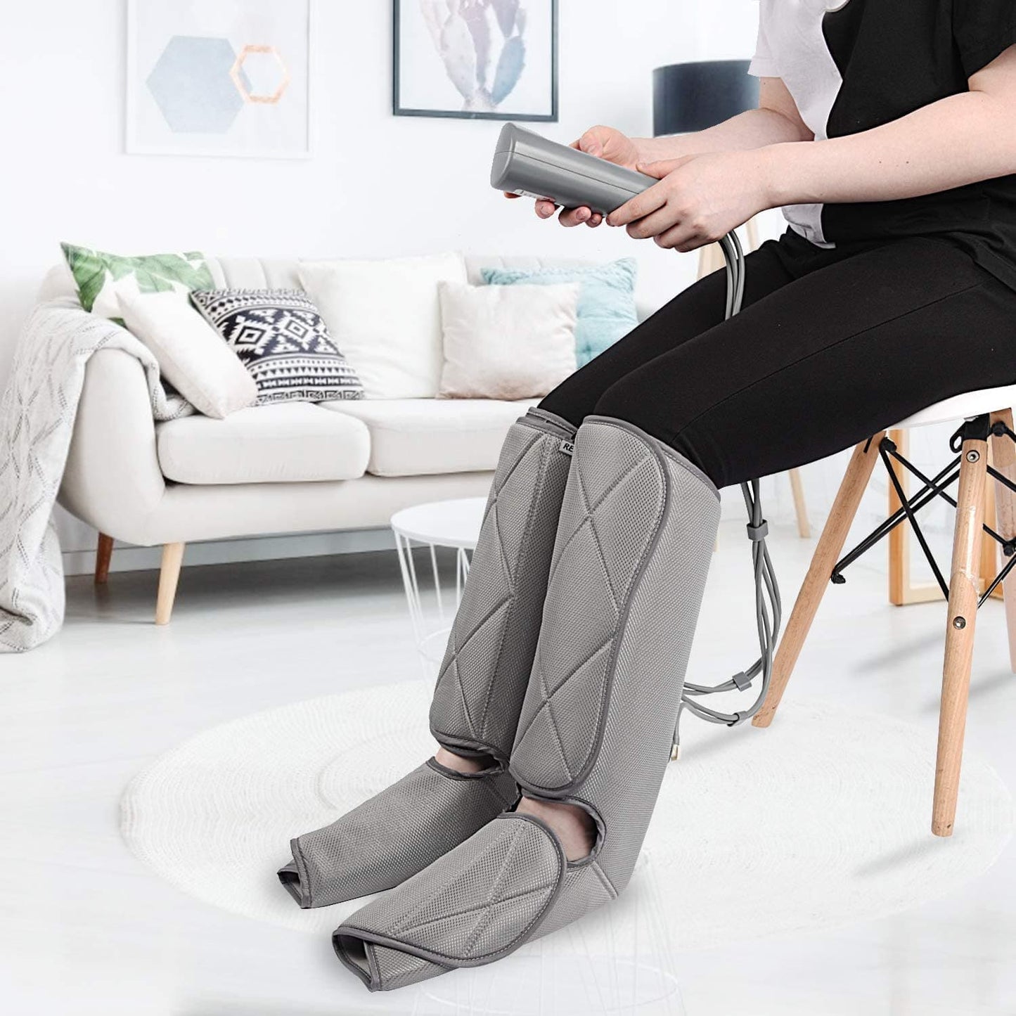 Luftkompressionswaden- und Fußmassagegerät Leg Massager Renpho DE