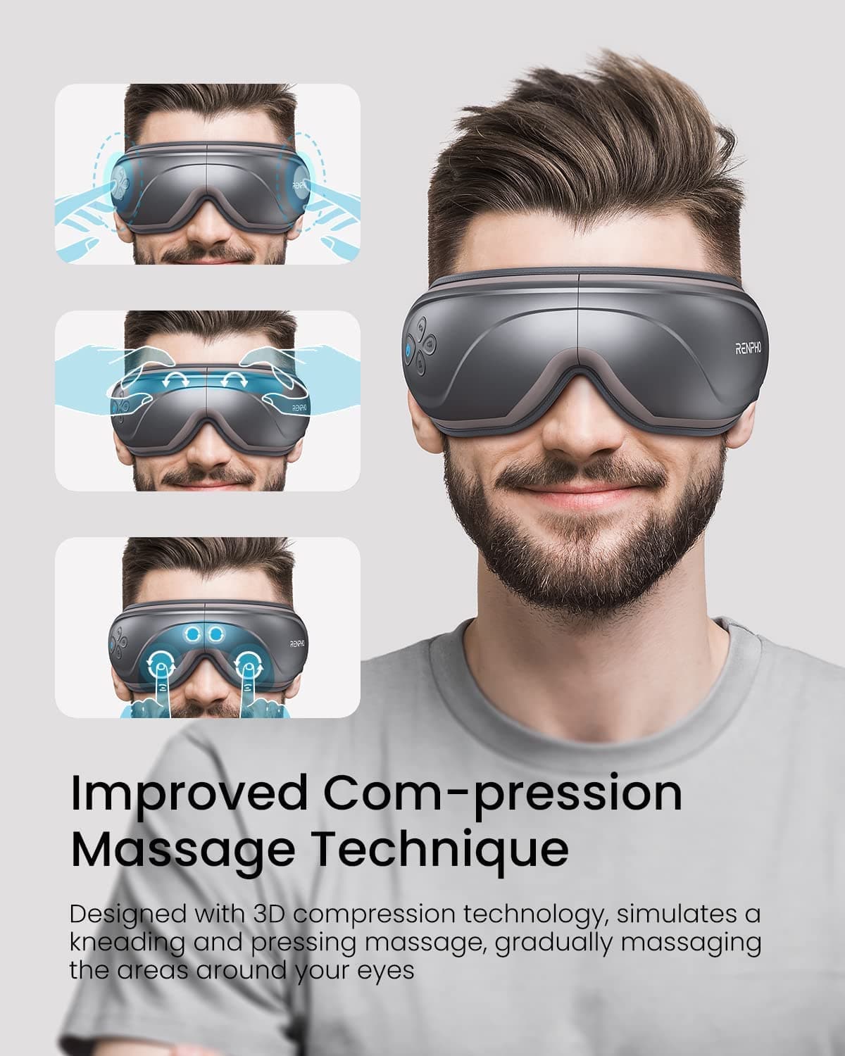 Eyeris 2 Augenmassagegerät Eye Massager Renpho DE